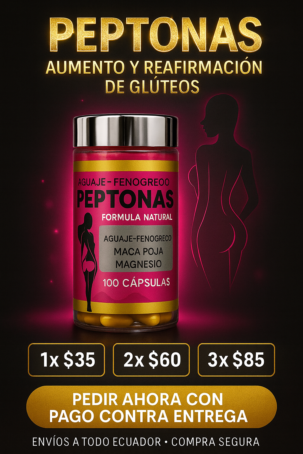🔥 GluteUp Pro – Peptonas