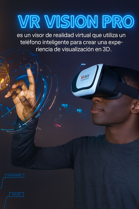 🔥 VR Vision Pro_ Convierte tu celular en una experiencia de realidad virtual 100%